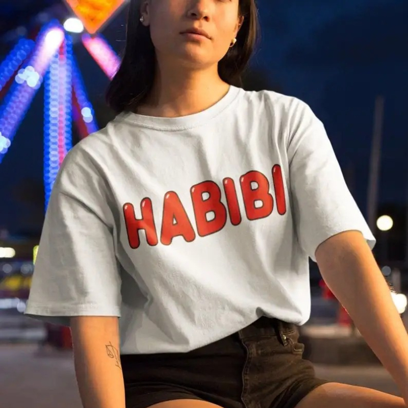 Dashiki Shirt Men - ハビビトップスアラビアストリートウェアアラビアユニセックスイスラム教徒ハビビレイブシャツ男性女性ファッションクルーネックコットンTシャツトップス夏のTシャツ