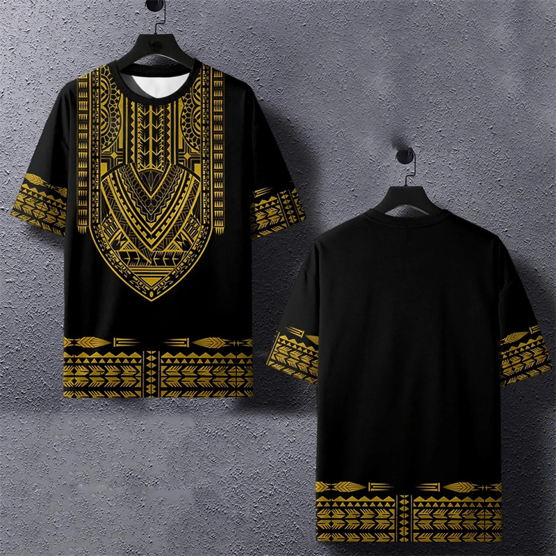 Dashiki Shirt Men - 男性用エスニック3DプリントTシャツ,ダシキ,ストライプ,夏服,ストリートウェア,子供向けファッション,ユニセックス