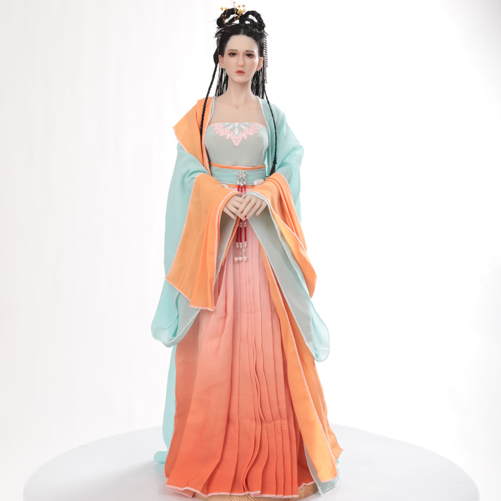Ethnic Fashion Model - 60 センチメートル人間の形のシリコーン人形メイク完成塗装シリコーンおもちゃアニメ手作り人形ミニ人形シリコーン実生活フィギュア