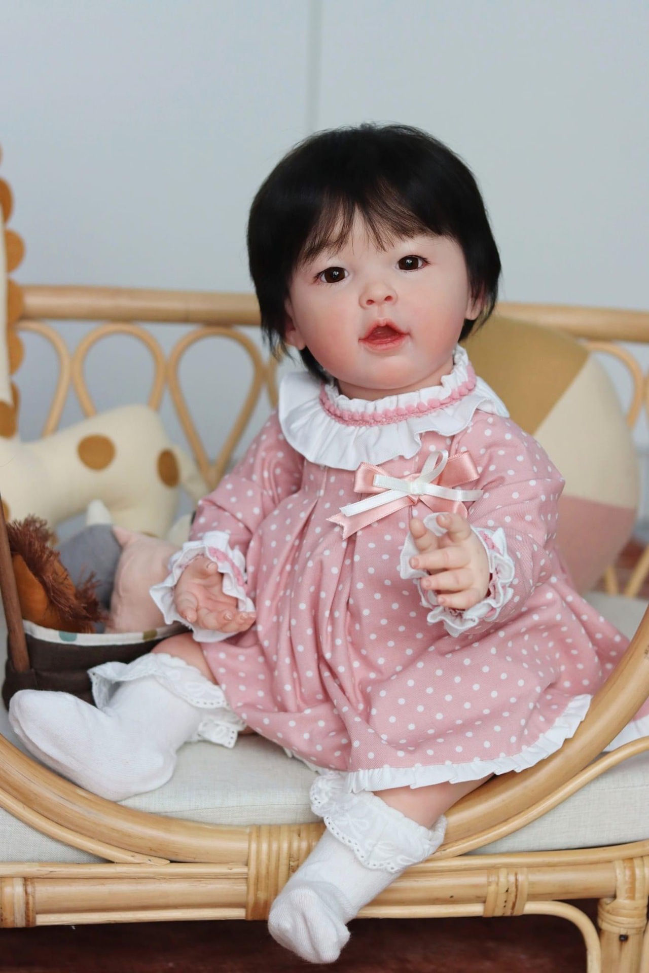 Meilian リボーンベビードール 完成した毛根付きソフト - Ethnic Fashion Model のレビューと価格