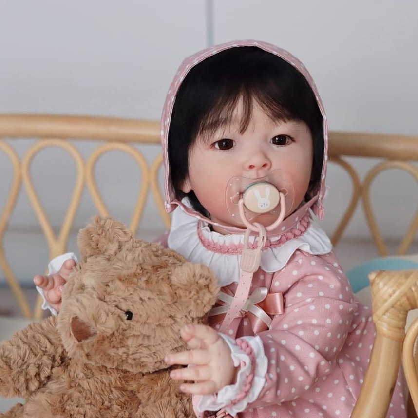 Meilian リボーンベビードール 完成した毛根付きソフト - Ethnic Fashion Model のレビューと価格