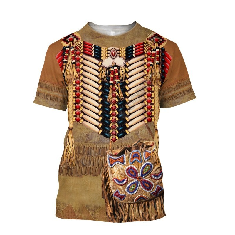 夏インド民族スタイル 3D プリント Tシャツストリート男性 - Fashion Ethnic Indian Clothing のレビューと価格
