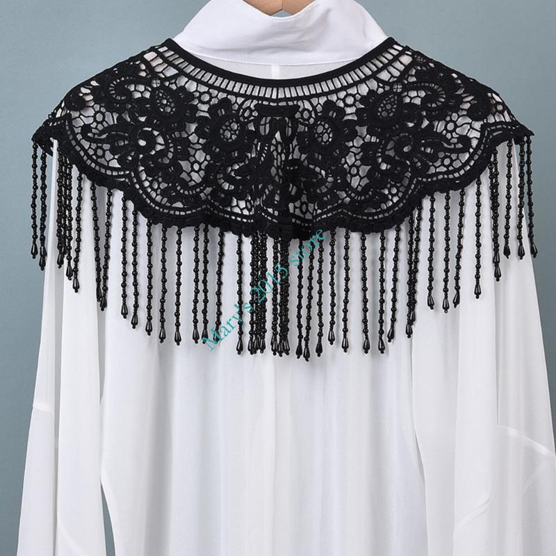 伝統的な中国風の刺繍ショルダーラップスカーフショールビーズパ - Ethnic Fashion Designers のレビューと価格