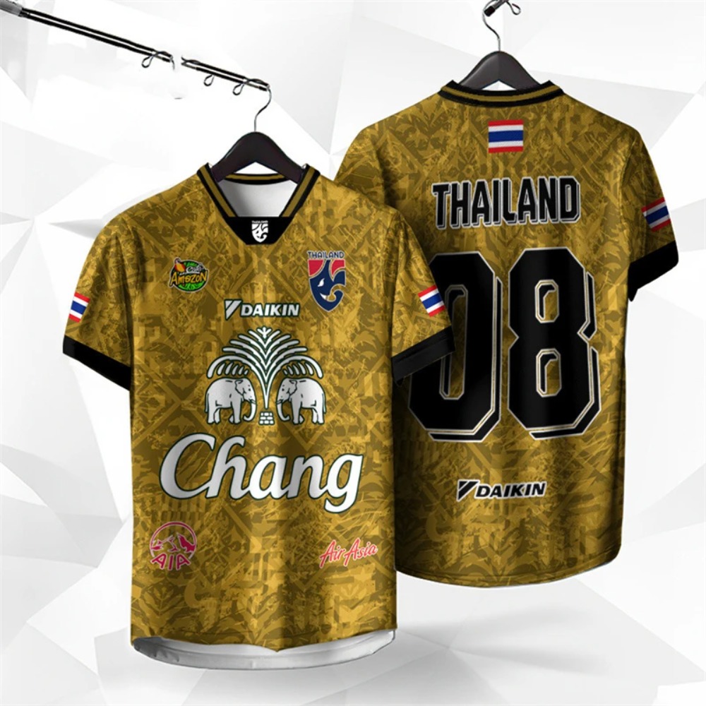 3D プリントタイ象スポーツクイックドライブレア速乾男性女性 - Thai Silk Blouse のレビューと価格
