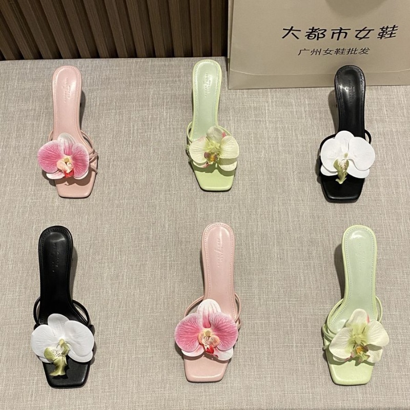 花飾り付きレディーススリッパ ハワイアンボヘミアンバケーショ - Ethnic Style のレビューと価格