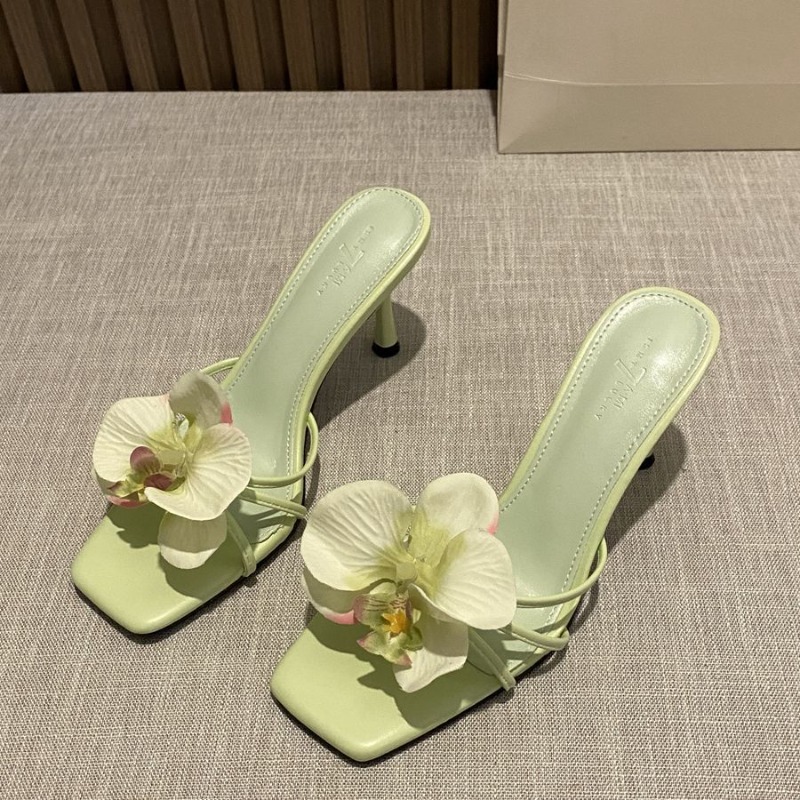 花飾り付きレディーススリッパ ハワイアンボヘミアンバケーショ - Ethnic Style のレビューと価格