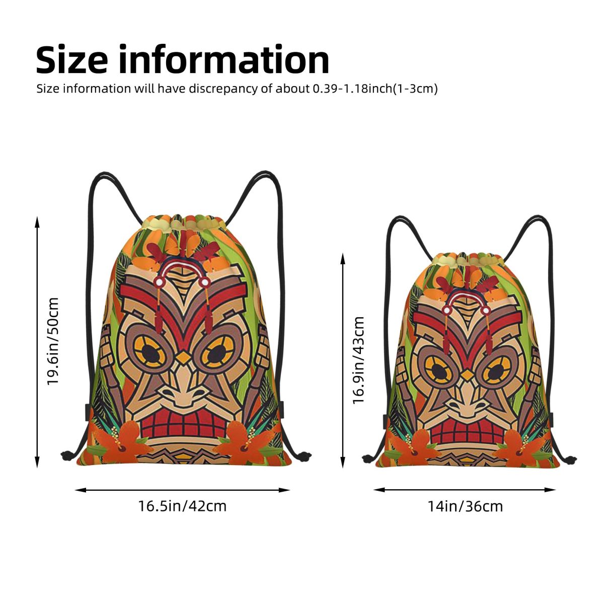 インディアンの民族トーテム柄ティキバックパックファッション巾 - Ethnic Fashion Book のレビューと価格