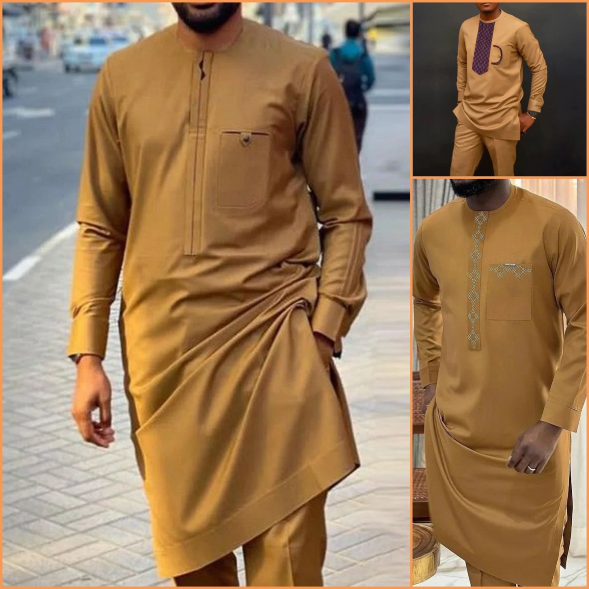 伝統的なダシキジャンプスーツ,アフリカンスタイル,ラウンドネ - Dashiki Shirt Men のレビューと価格
