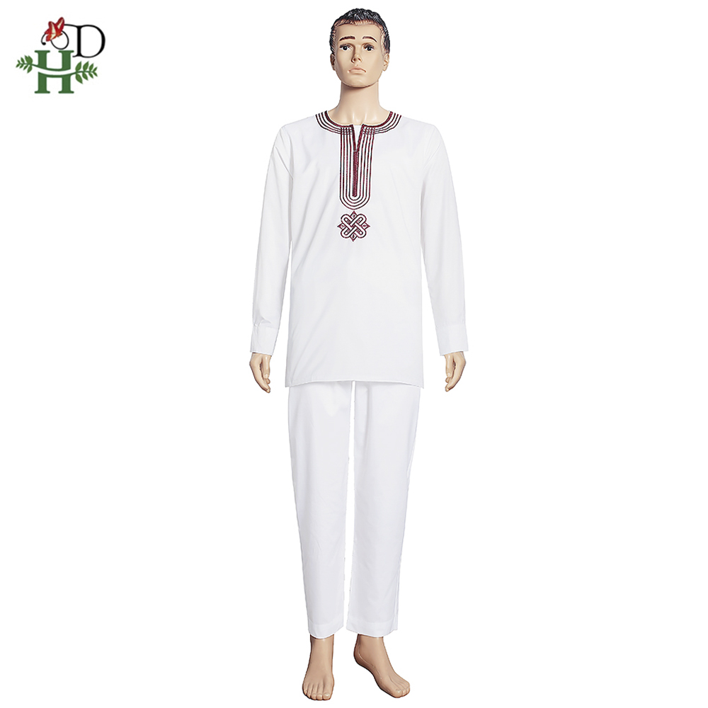H & D-伝統的なアフリカの男性用ダシキ,3ピース,刺em - Dashiki Shirt Men のレビューと価格