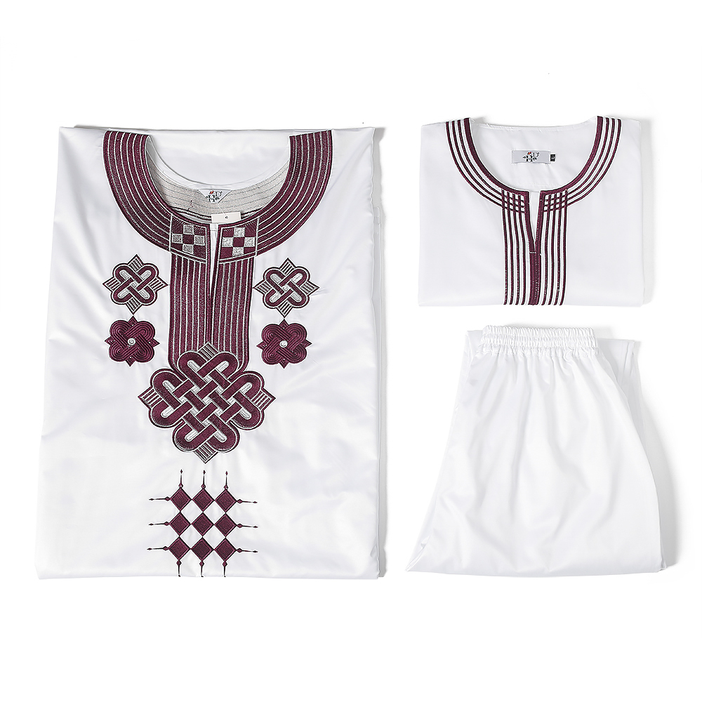H & D-伝統的なアフリカの男性用ダシキ,3ピース,刺em - Dashiki Shirt Men のレビューと価格