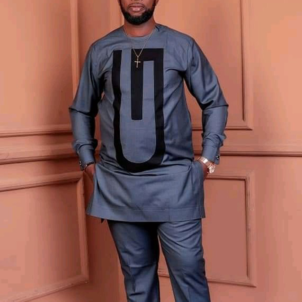 男性 Daseki 長服シャツ白ズボンセットメンズ 2 個衣 - Dashiki Shirt Men のレビューと価格