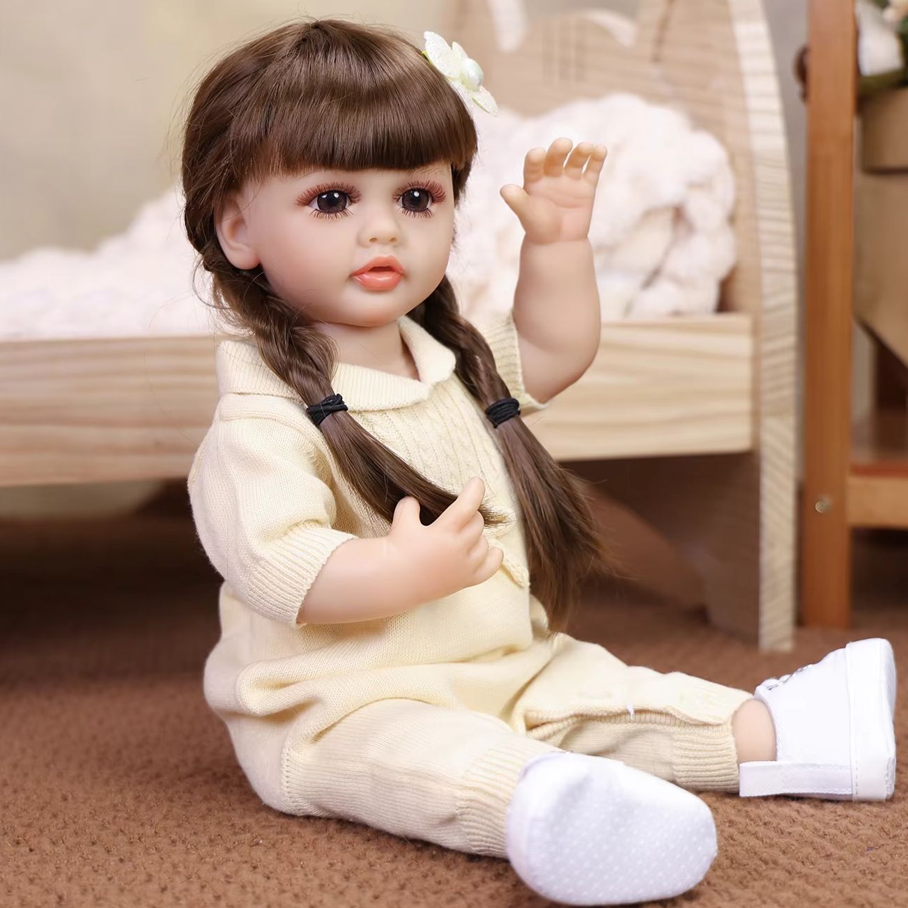 KEIUMI 43 センチメートルリボーンベベ人形ソフトシリ - Ethnic Fashion Model のレビューと価格