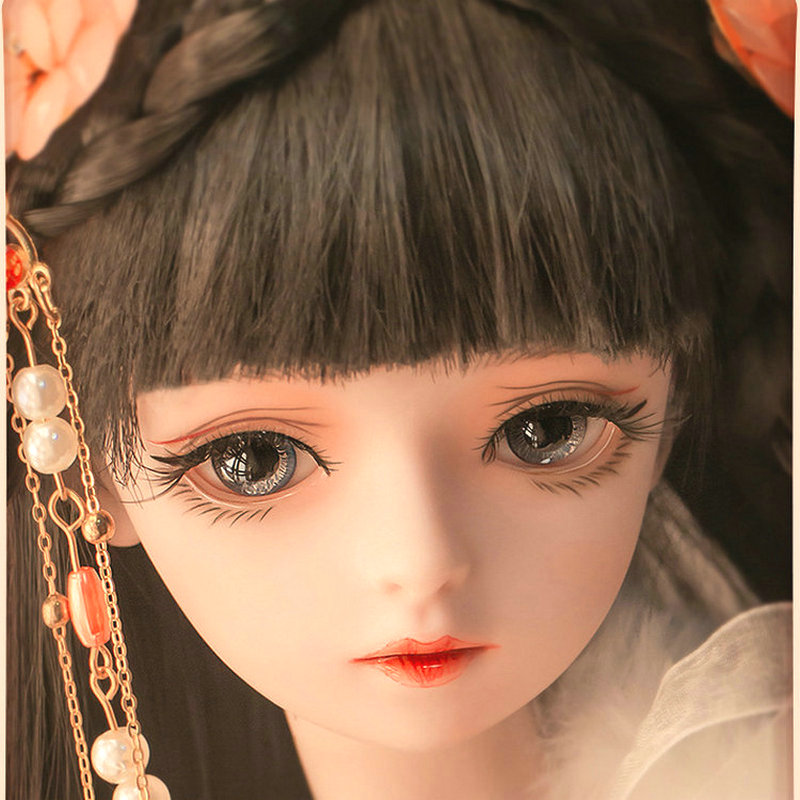 手作り1/3 BJDドール フルセット 大型60cm レッド - Ethnic Fashion Model のレビューと価格