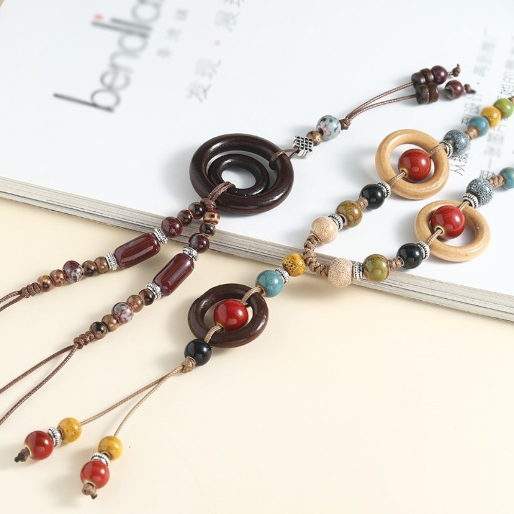エスニックスタイルの蝶のペンダント、レトロデザイン、ロング丈 - Ethnic Wear Fashion Designer のレビューと価格