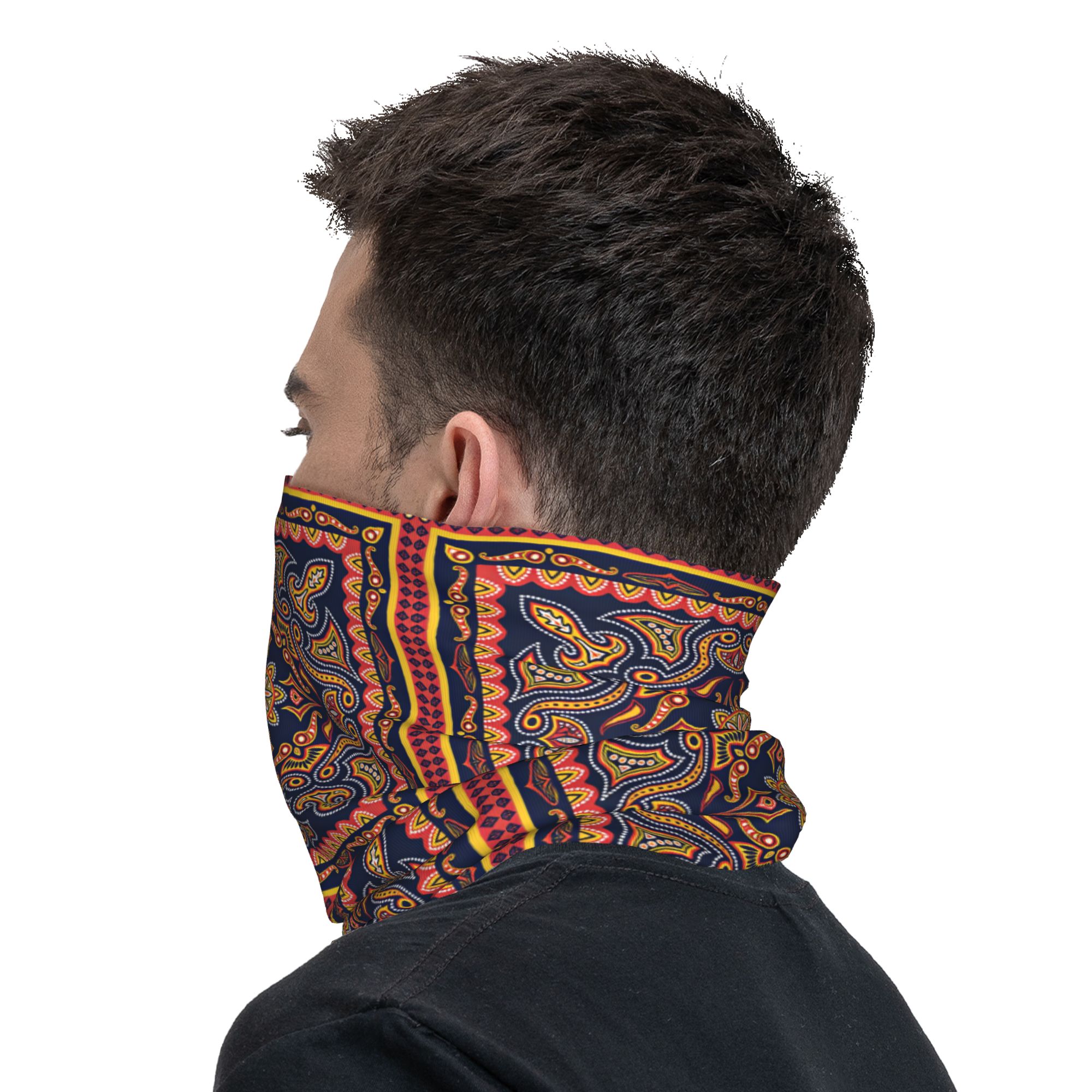 エスニックドットトライバルペイズリーバラクラバハイキングキャ - Ethnic Fashion Men のレビューと価格